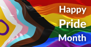 Image saying Happy Pride Month